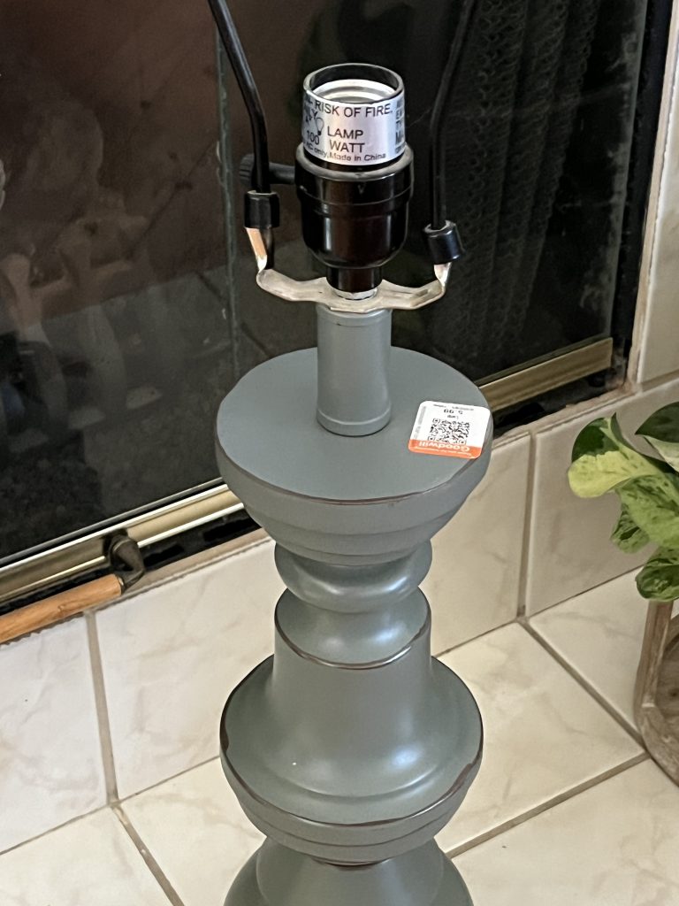 Perfect lamp base for fountain.